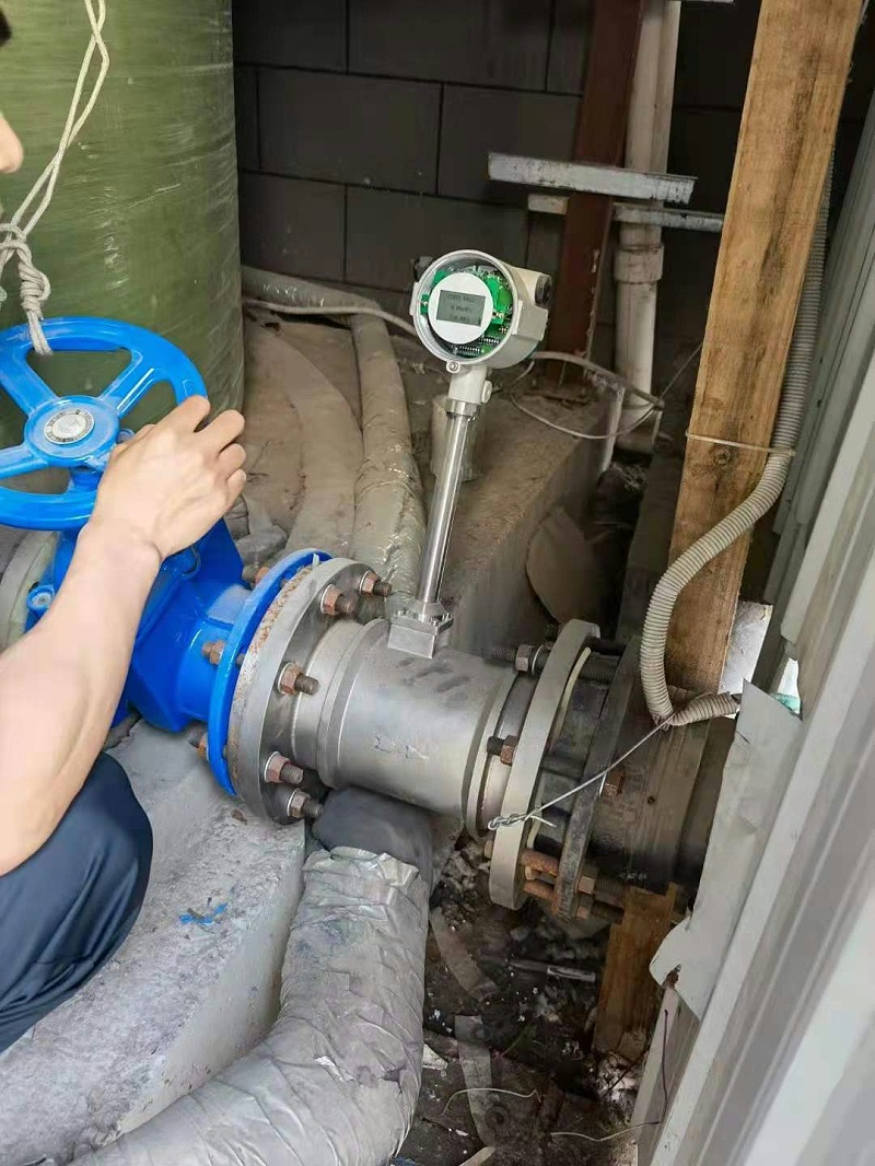 污水流量計售后現(xiàn)場2